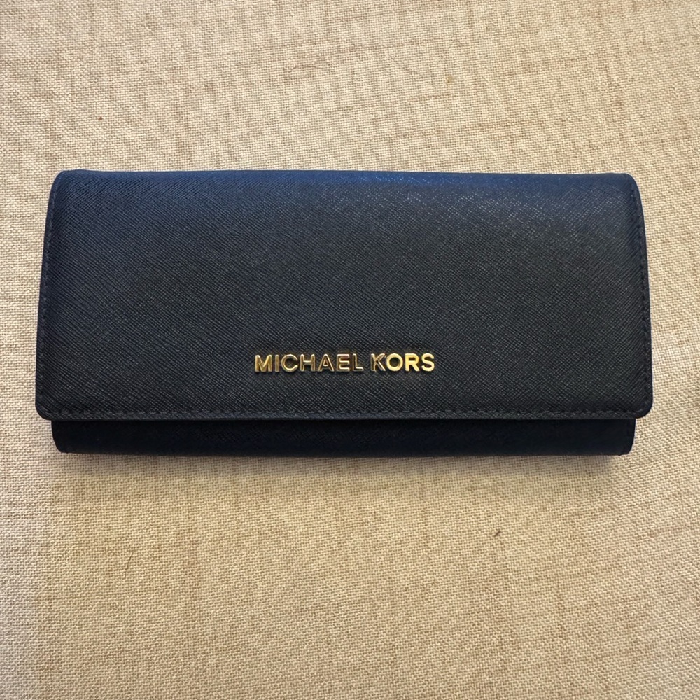 Michael Kors Navy Blue Wallet